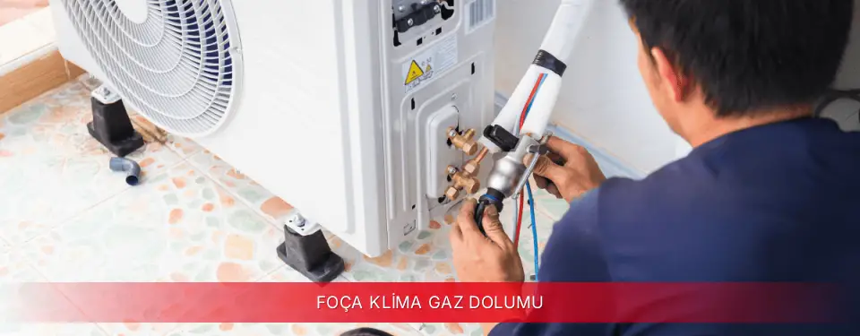 Foça İlçemi TCL Klima Gaz Dolumu